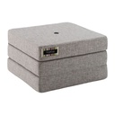 Pouf KK repliable 3 coussins
