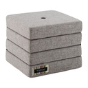 Pouf KK repliable 4 coussins