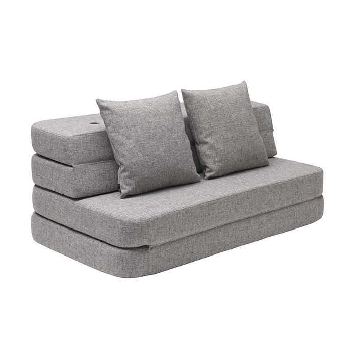 [SO-DEC-2374] Banquette KK 3 niveaux (Gris, 120 cm)